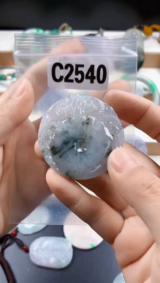 颈饰未镶嵌翡翠天然翡翠吊坠挂件