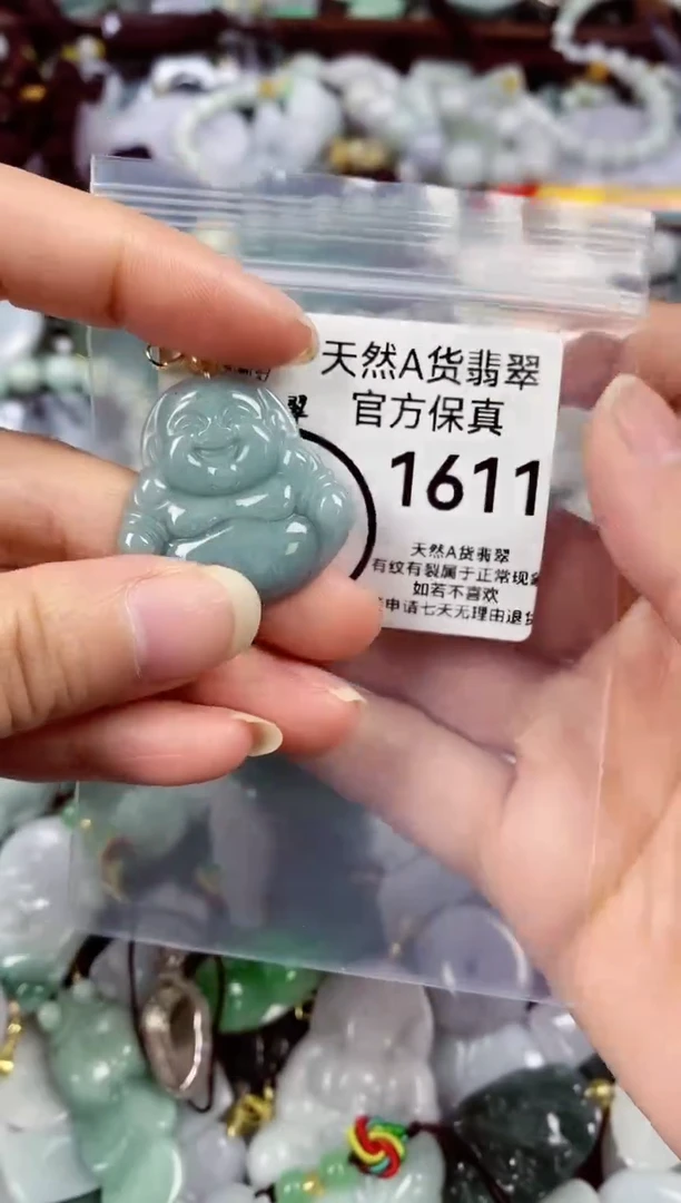 【闪购商品】翡翠颈饰未镶嵌天然A货翡翠1611