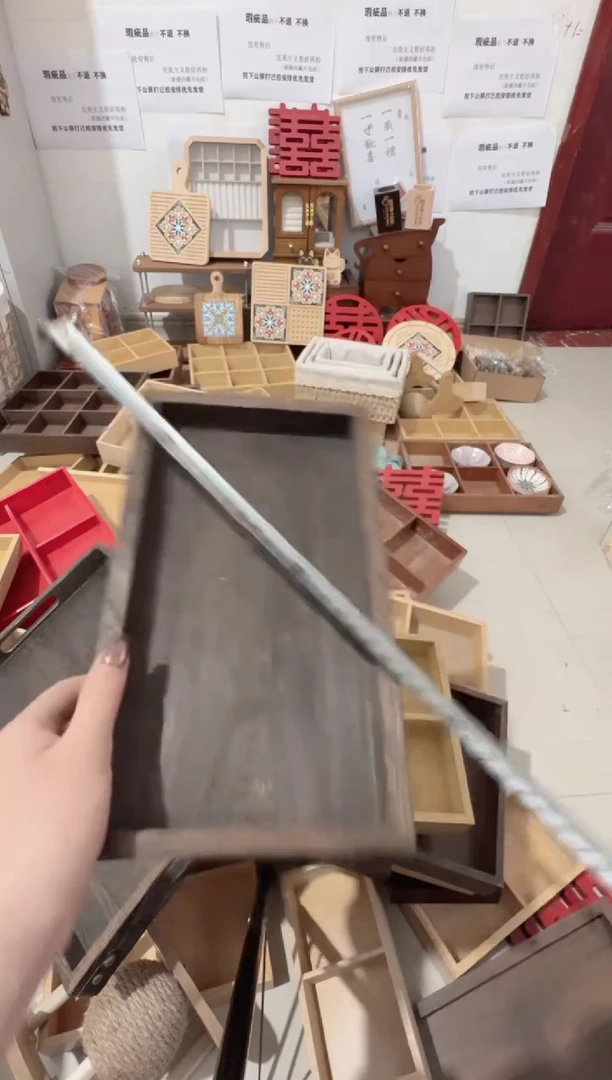 桐木长方形托盘微瑕拍下不退不换