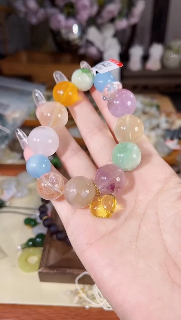 未镶嵌手链水晶多样性发货其一孤品默认微瑕