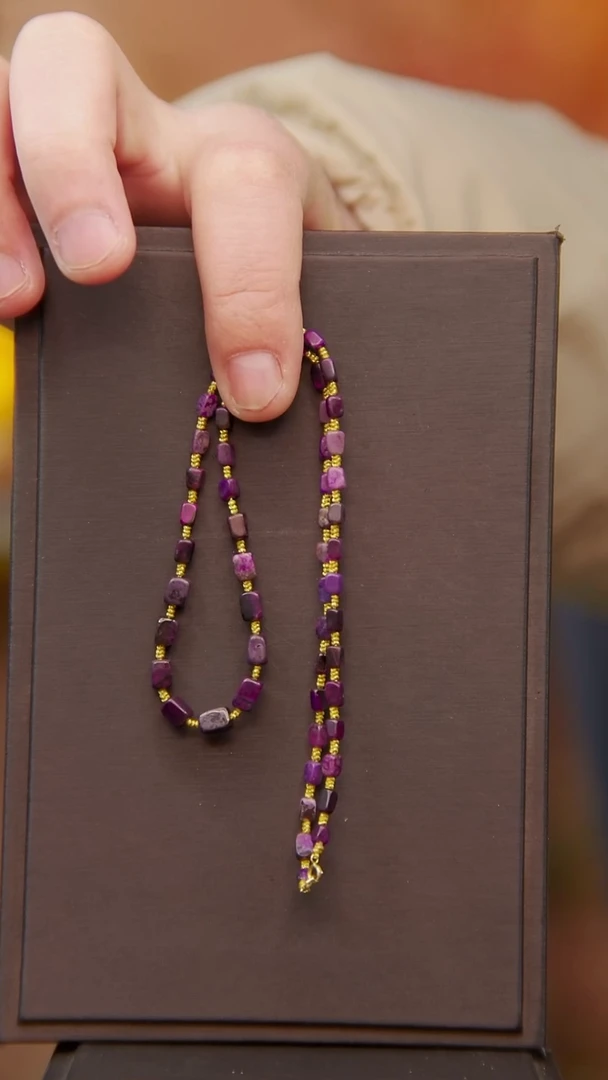 苏纪石（舒俱来）未镶嵌油紫项链307号