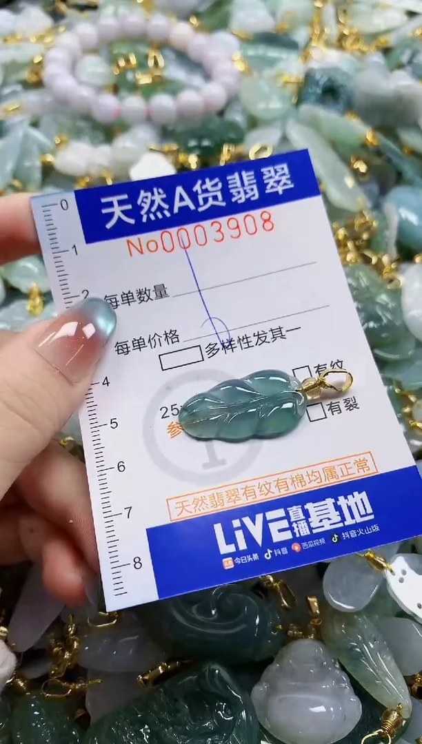 颈饰未镶嵌翡翠纯天然a货翡翠