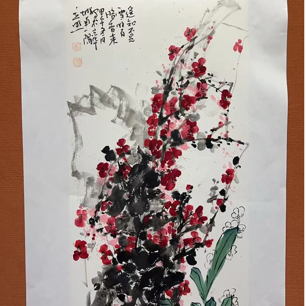 师立照 花鸟  2平尺 K8-002绘画手绘宣纸