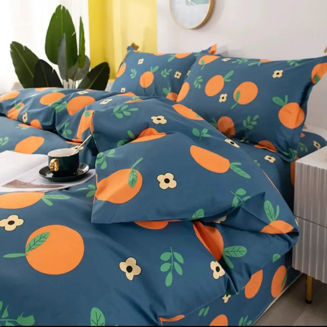 （全棉被罩）纯棉小碎花斜纹被罩单人双人被套小清新学生简约100棉