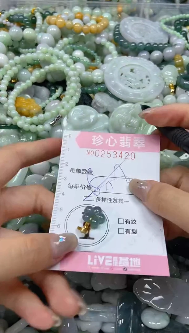 翡翠未镶嵌颈饰闪购0253420多样性发其一