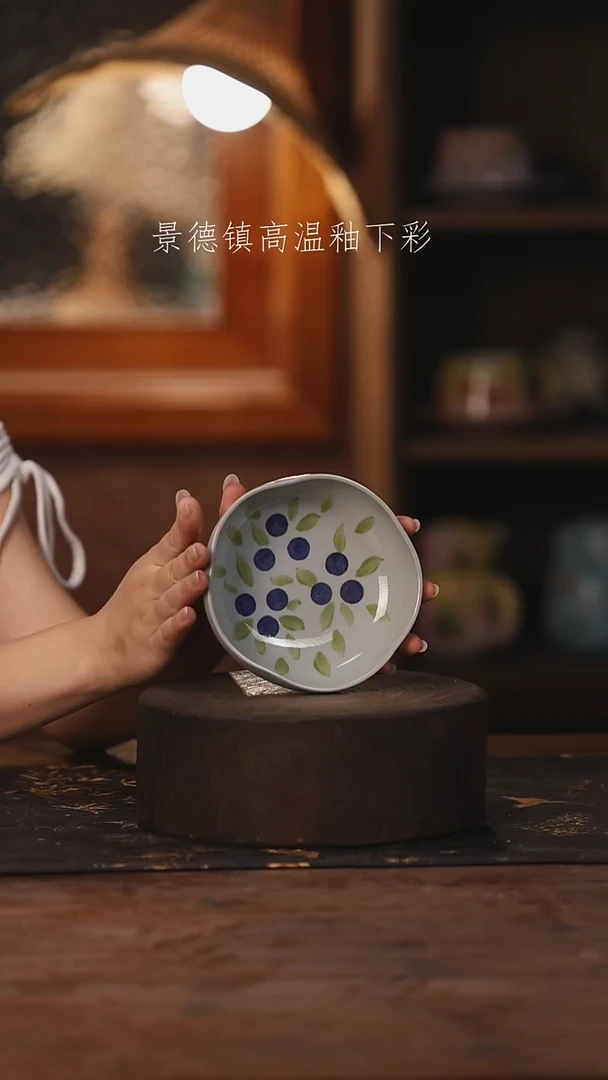 陶瓷景德镇高温釉下手绘陶瓷190