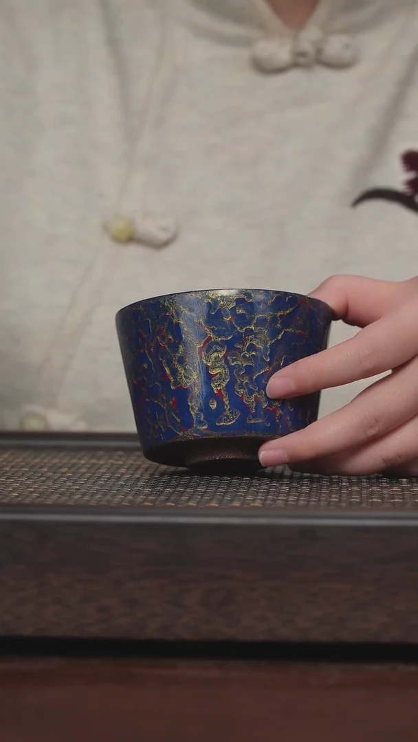 【闪购商品】紫砂茶杯非遗茶器-大漆杯