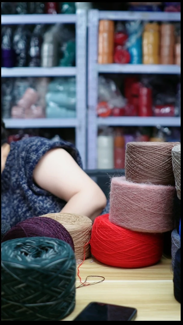 羊毛欢姐手编线D295