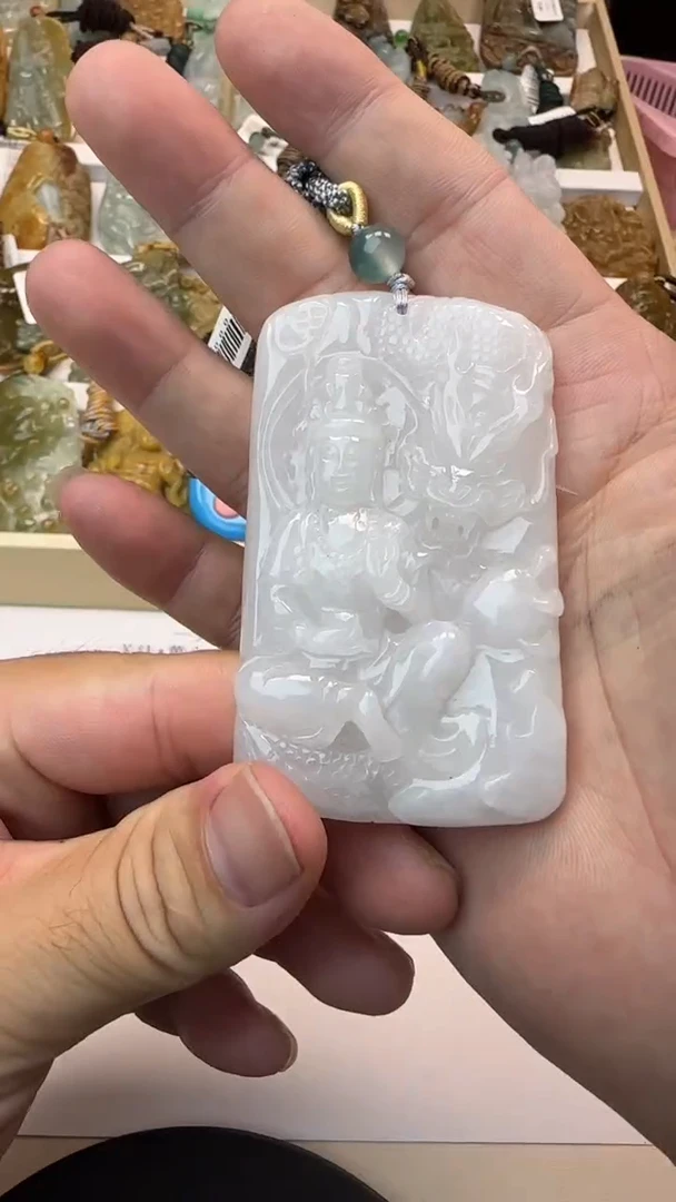 颈饰未镶嵌翡翠x**头天然翡翠
