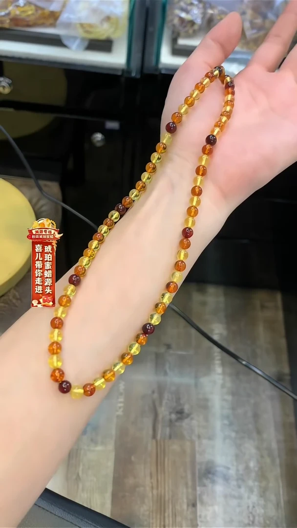 未镶嵌琥珀手链/多样性发一