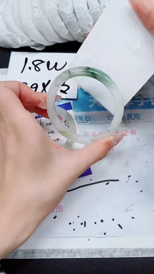 【闪购商品】石英质玉手镯未镶嵌A187-60/61