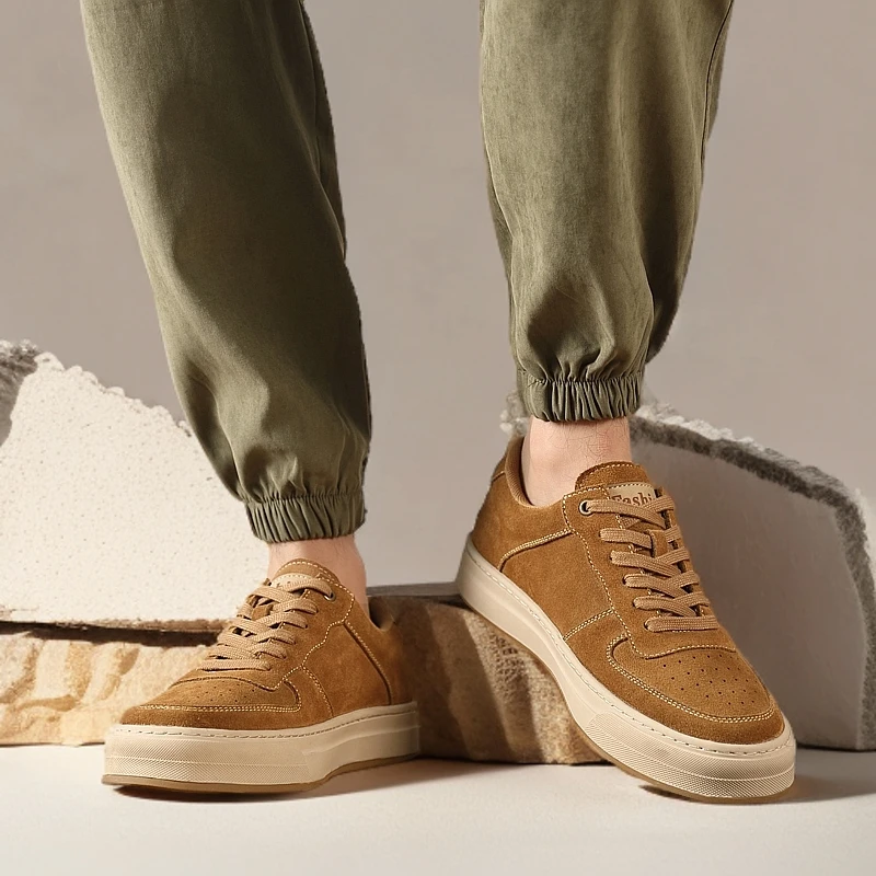 AKCLUB男士新品春夏季时尚百搭厚底复古低帮潮流休闲板鞋 2524109