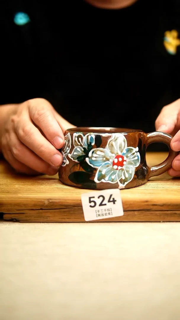 @@陶园瓷舍@@纯手工手绘@高温釉下彩