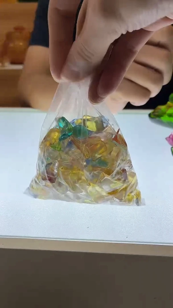 琉璃手工艺品一***造七彩石