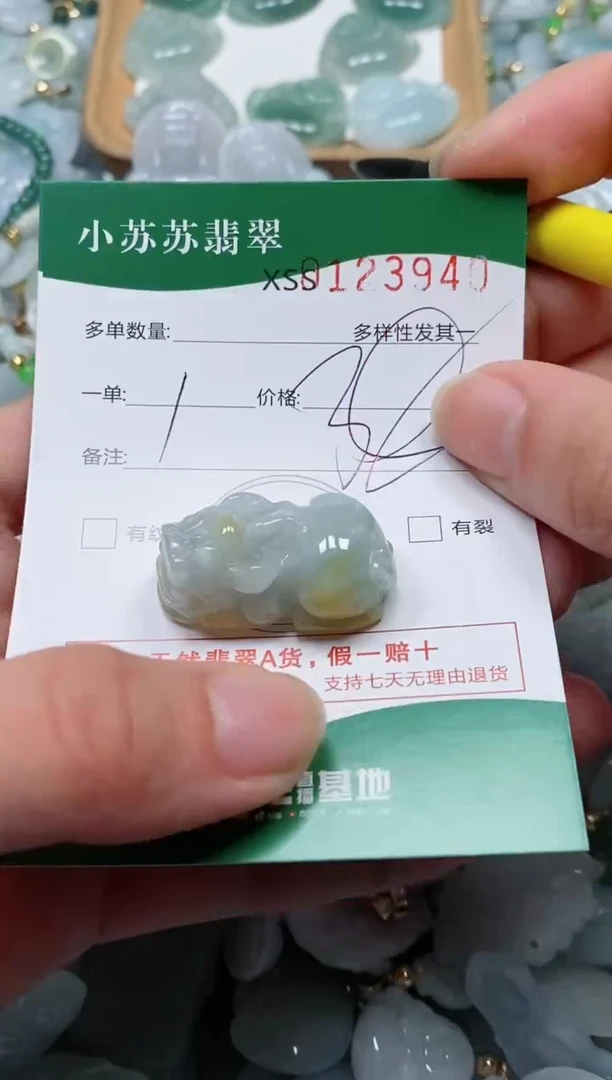 【闪购商品】翡翠颈饰未镶嵌闪购商品0123940