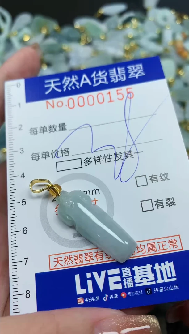 颈饰未镶嵌翡翠天然A货翡翠