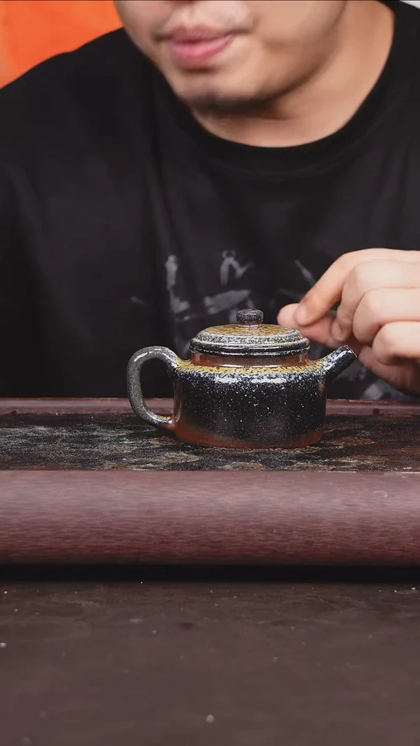 茶壶紫砂柴烧 德中