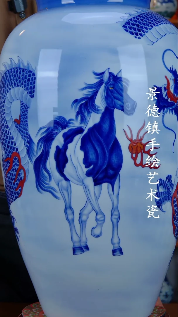 现代景德镇手工手绘陶瓷摆件54