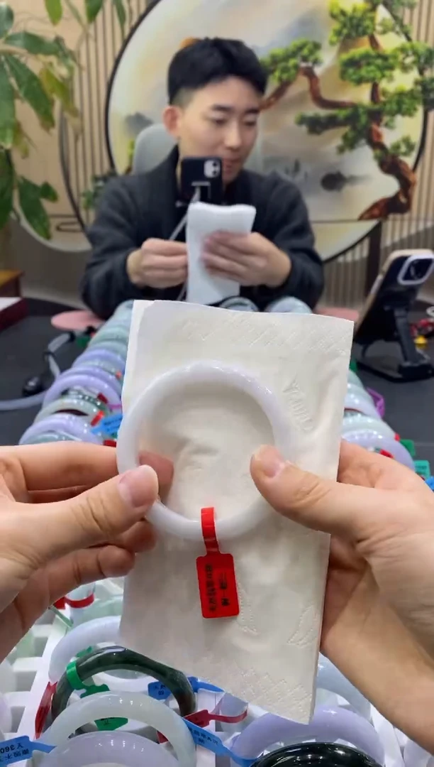 未镶嵌手镯翡翠3587