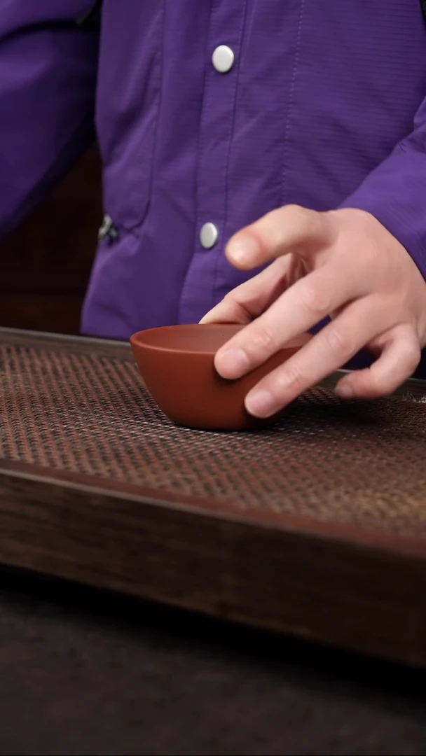 【闪购商品】紫砂茶杯底槽清碗杯