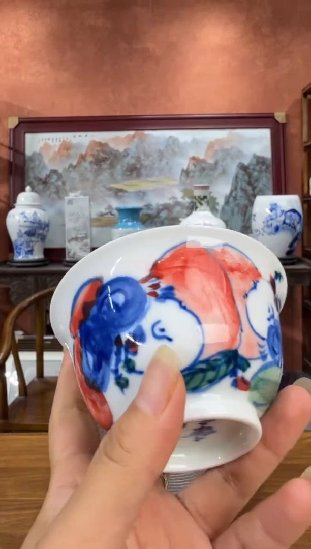吴义松陶盟手工手绘陶瓷编码：5188