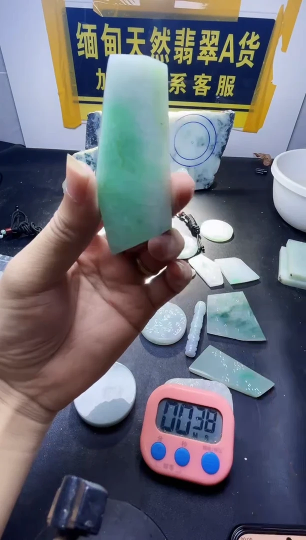 颈饰未镶嵌翡翠6*6翡翠567