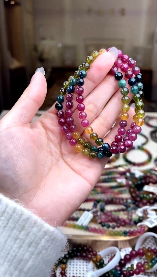 【闪购商品】碧玺/未镶嵌6mm+碧玺多圈多样性发货