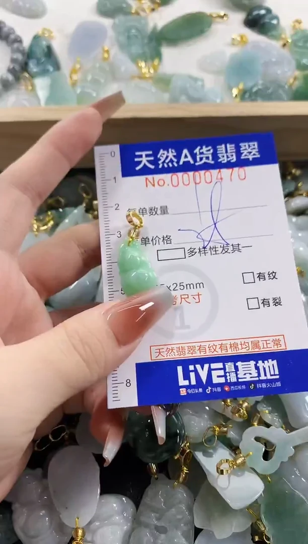 颈饰未镶嵌翡翠天然A货翡翠