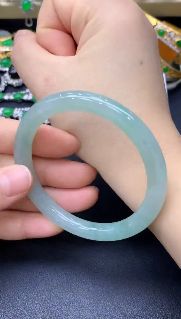 未镶嵌手镯翡翠小*豆106-中国好珍宝