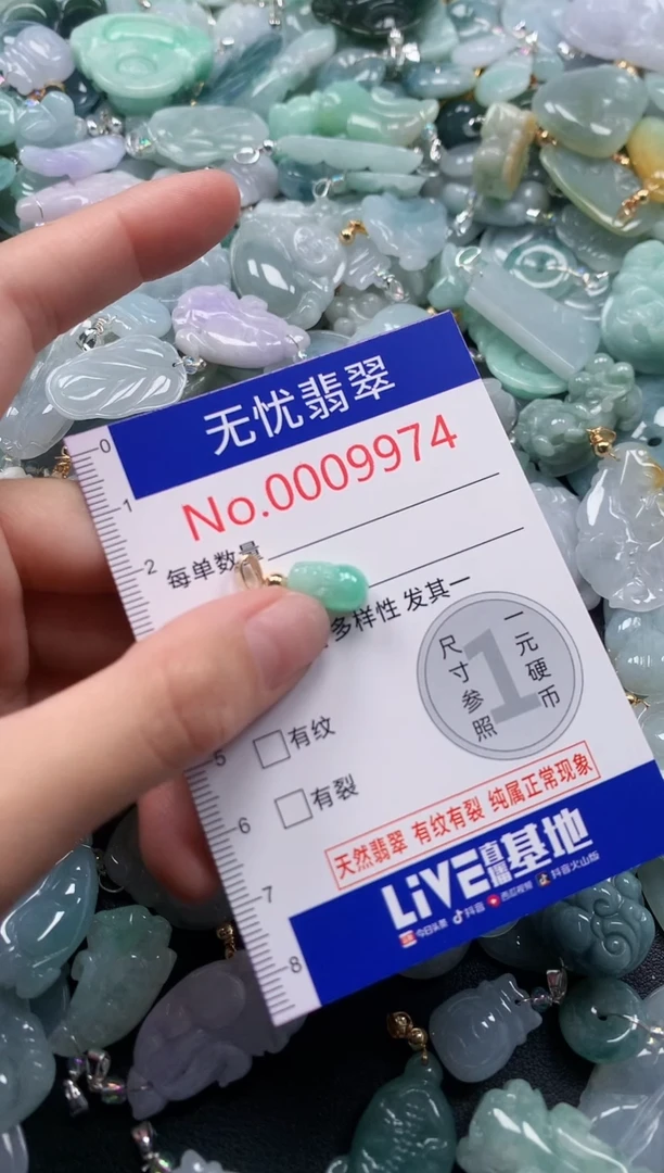 颈饰未镶嵌翡翠9974