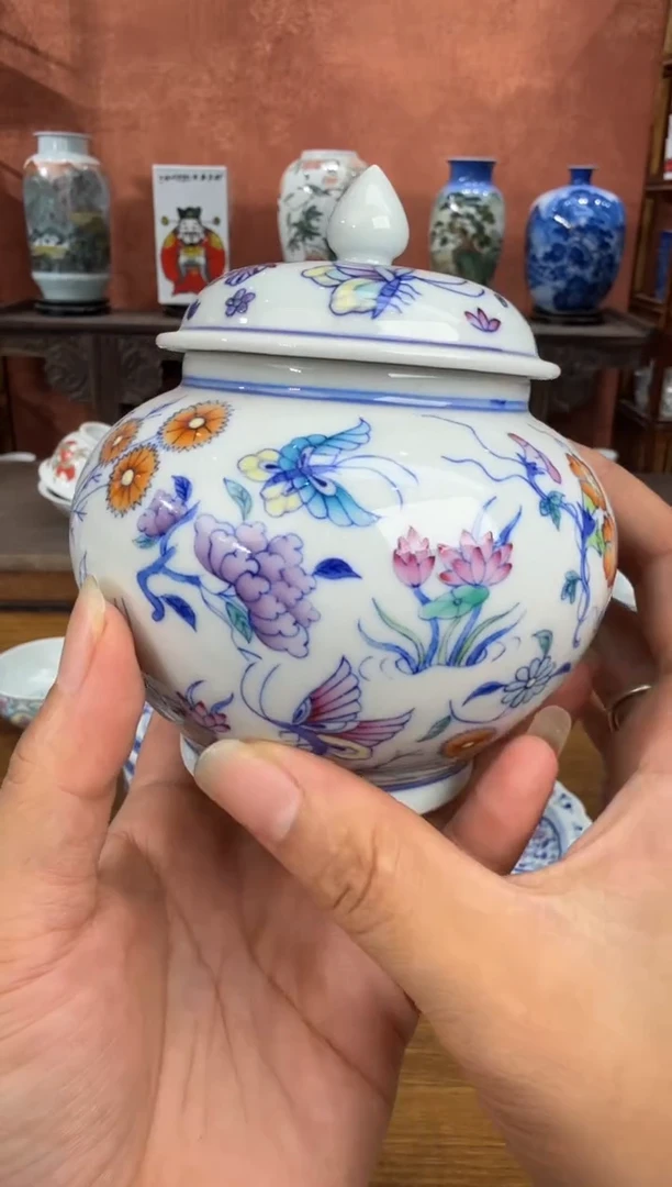 吴义松陶盟手绘陶瓷编码：3189