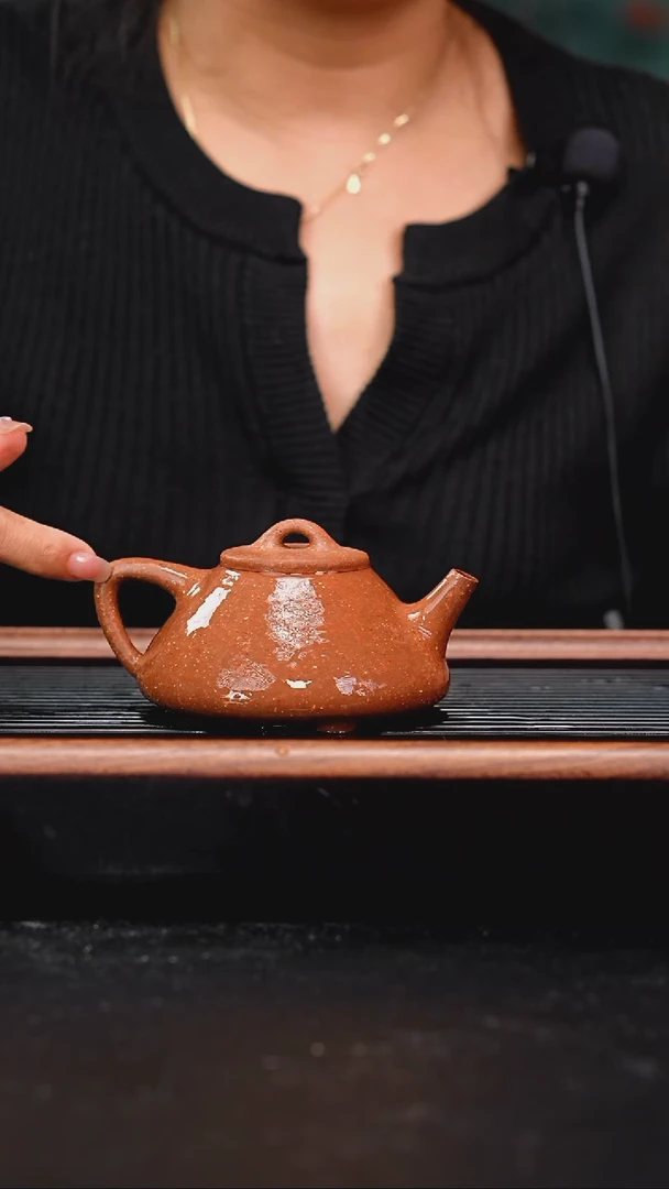 茶壶紫砂降坡8目粗砂子冶石瓢200