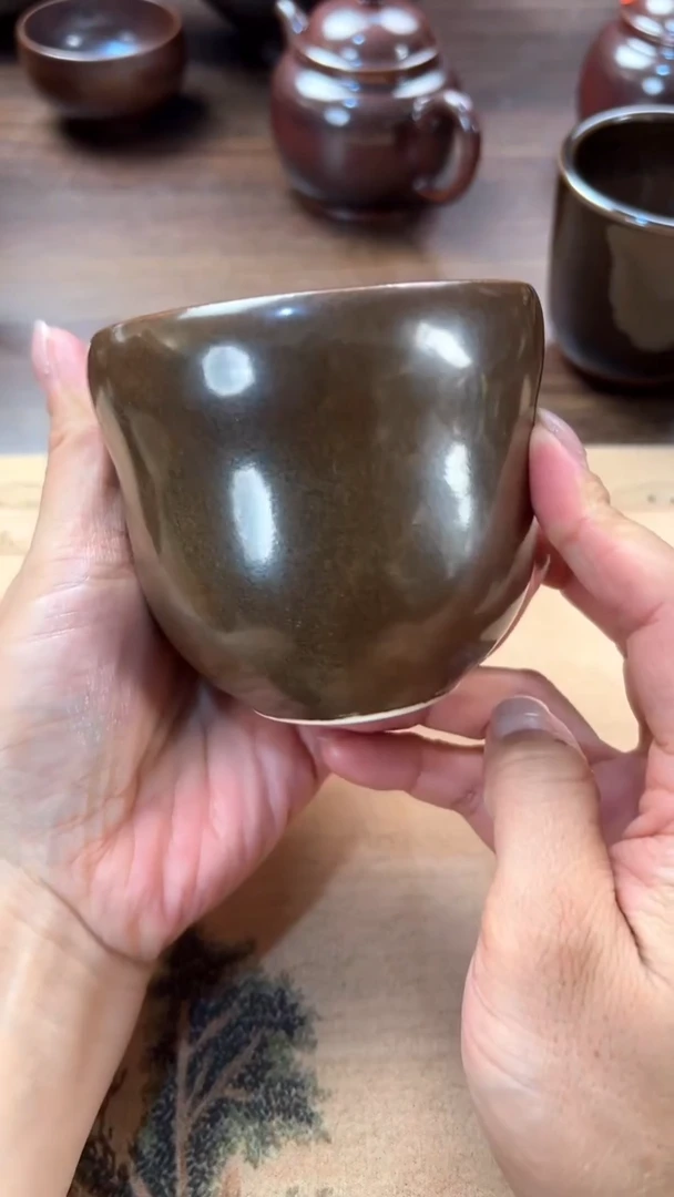 桦*瑕疵福禄主人杯原矿釉
