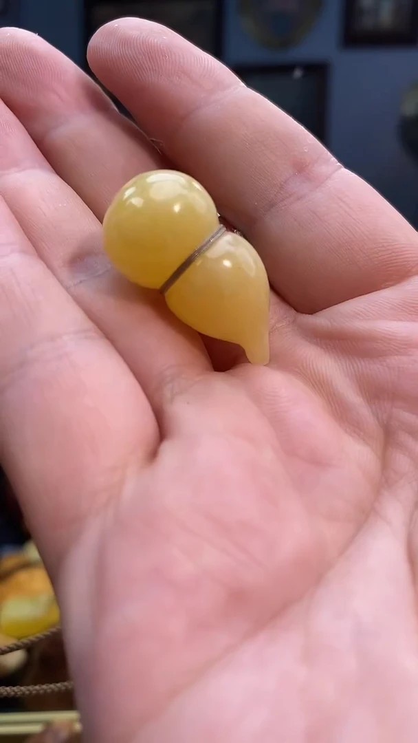 蜜蜡颈饰未镶嵌吊坠