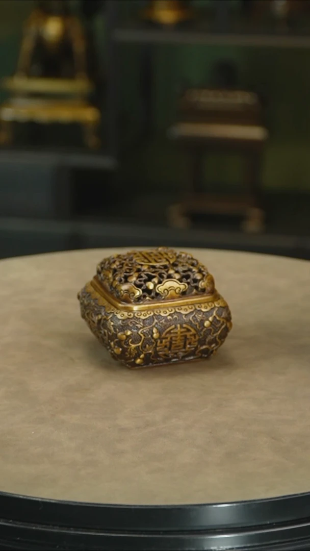 紫铜精炼铜福禄 方炉黄