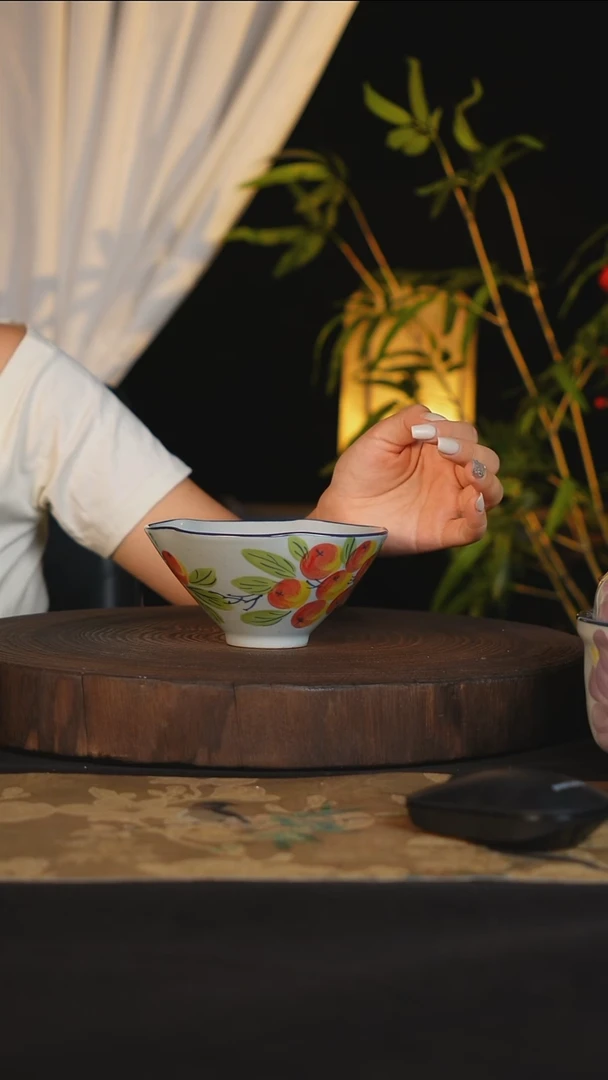 碗景德镇手工手绘高温陶瓷可进蒸箱烤箱洗碗机