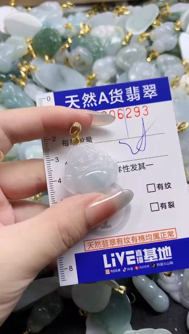 颈饰未镶嵌翡翠天然A货翡翠