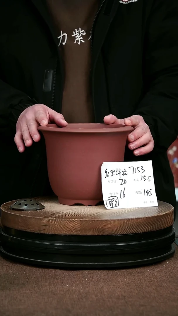 紫砂花盆花卉园艺微瑕7153