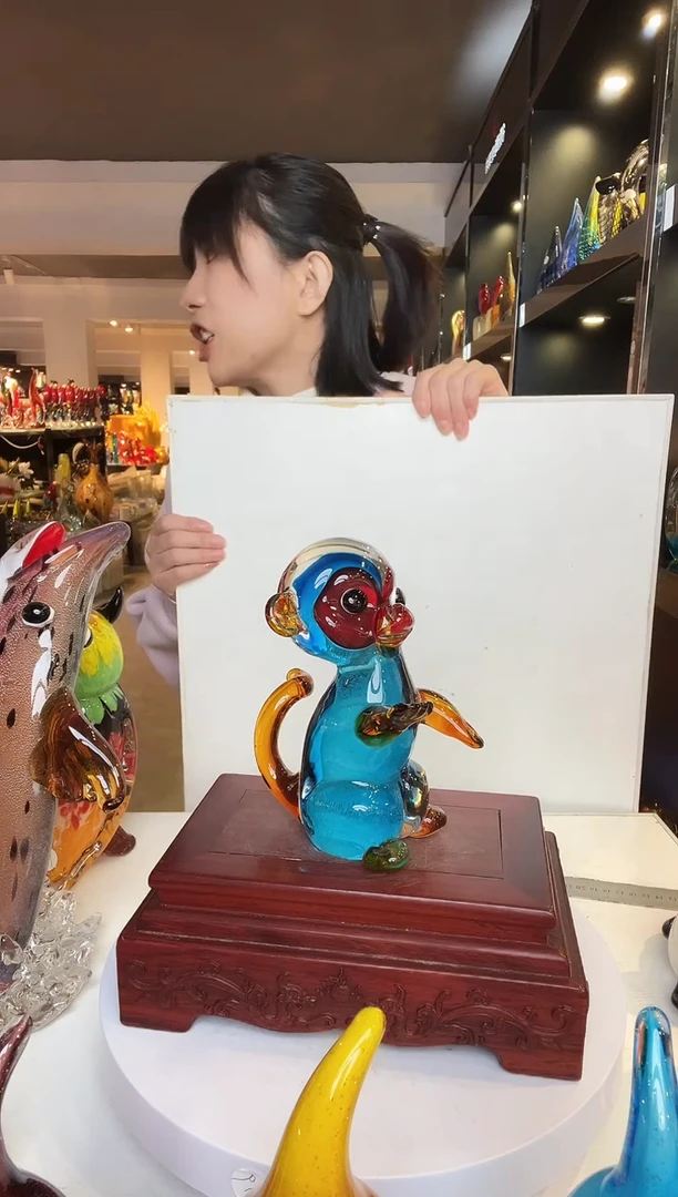 【闪购商品】茶盏琉璃摆件家居摆件