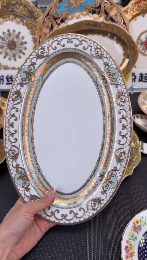 瓷片12英寸鱼盘 福利款