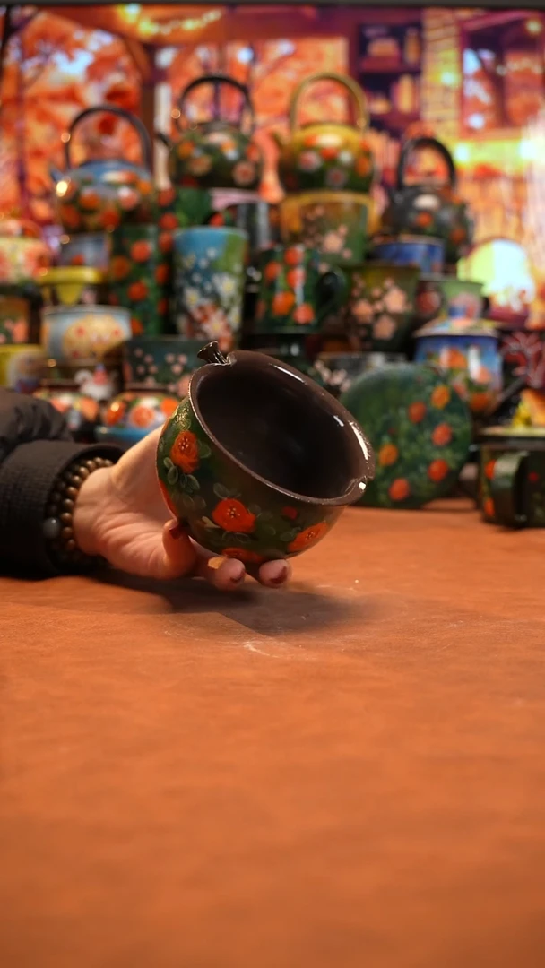 油画    釉下彩   杯子