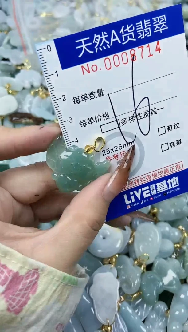 【闪购商品】翡翠颈饰未镶嵌天然A货翡翠