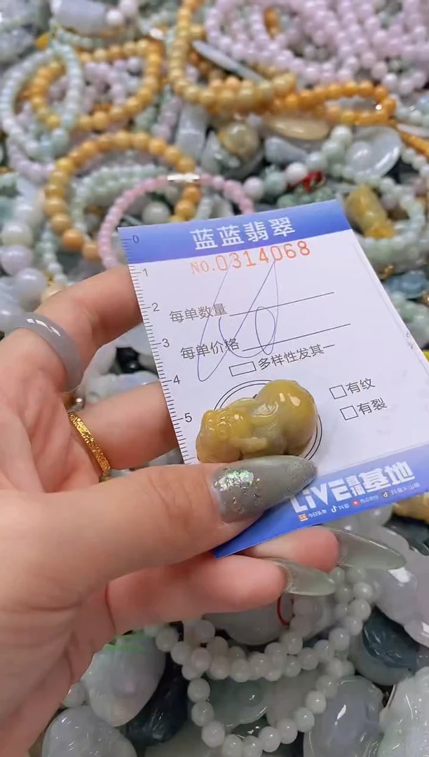 翡翠未镶嵌颈饰闪购0314068多样性发其一