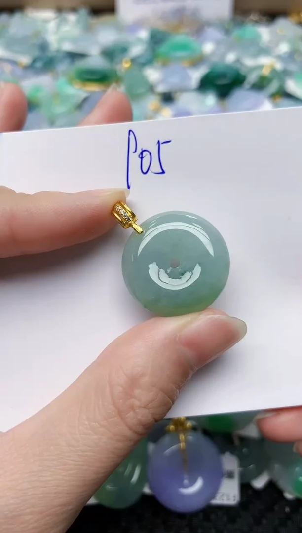 翡翠未镶嵌颈饰天然缅甸A货翡翠百元以上9元证书费自理