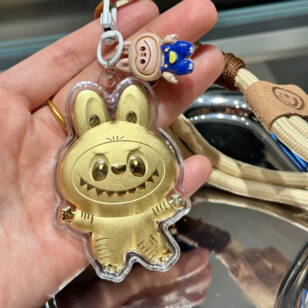 含金工艺品挂件包包钥匙扣表面含金拉布布KT猫帕恰狗美乐蒂送人