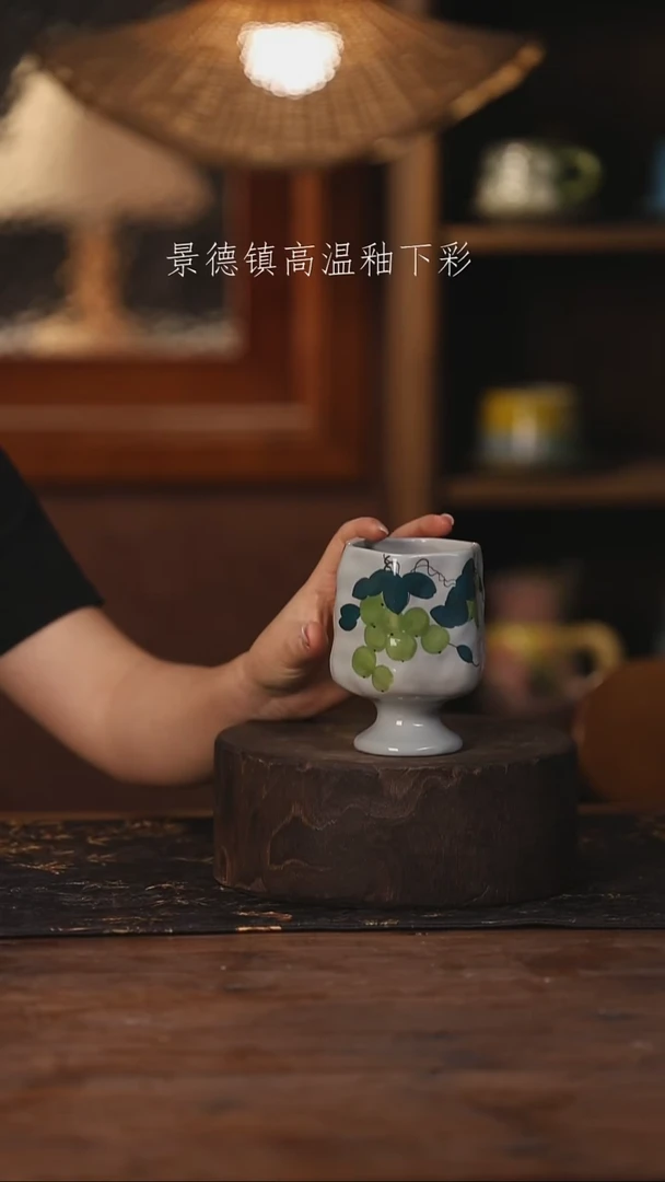 陶瓷景德镇高温釉下手绘陶瓷175