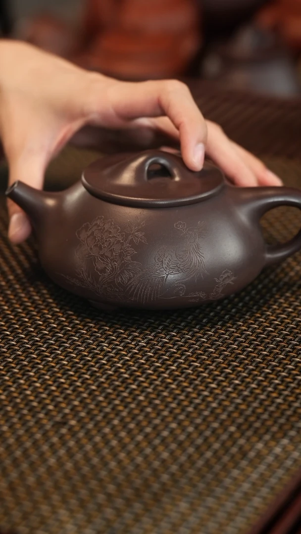 茶壶紫砂【润石堂】精品 280cc 老紫泥
