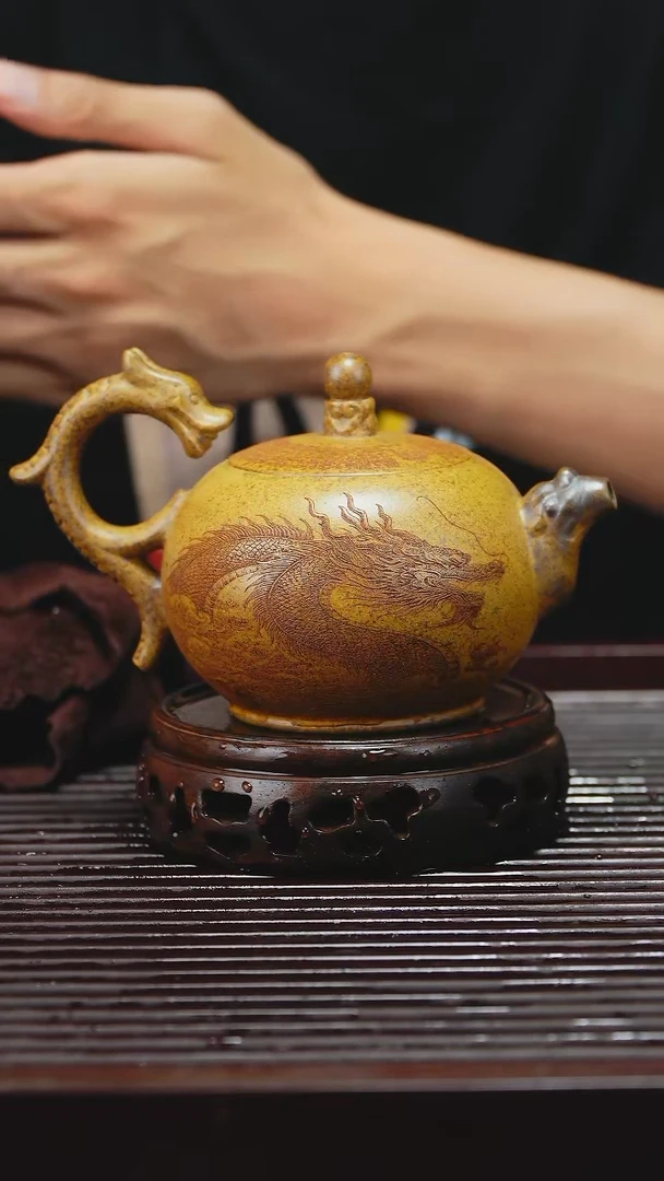 茶壶紫砂黄龙山紫砂紫砂壶320CC