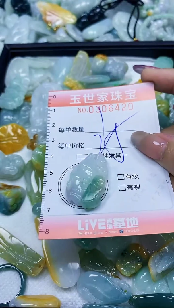 翡翠未镶嵌颈饰闪购0306420