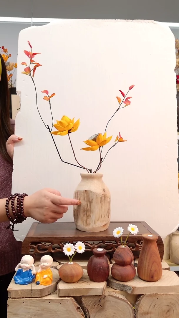 木柏木无皮随机发货带花